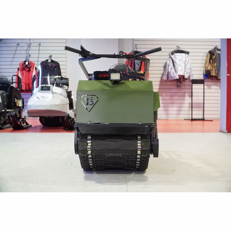 Мотобуксировщик Бурлак Хозяин-1, 15 л.с, катки