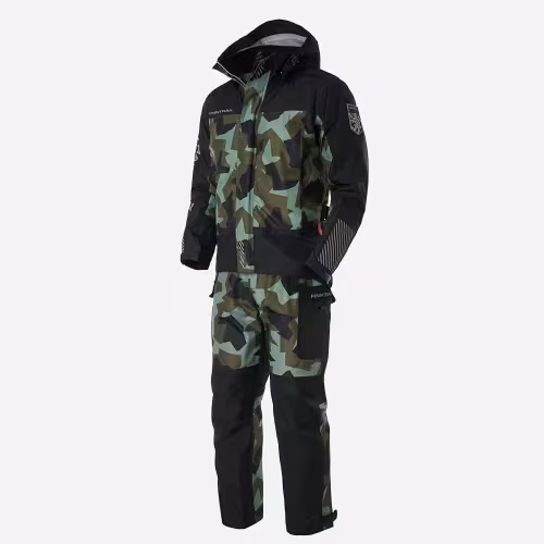 Костюм мужской Finntrail Thor 3420 CamoArmy, мембрана Hard-Tex, черный, размер 58-60 (XXL), 185-195 см