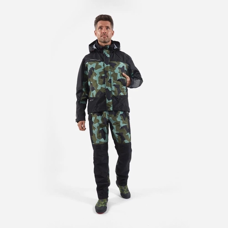 Костюм мужской Finntrail Thor 3420 CamoArmy, мембрана Hard-Tex, камуфляж/черный, размер XXL, 185-195 см