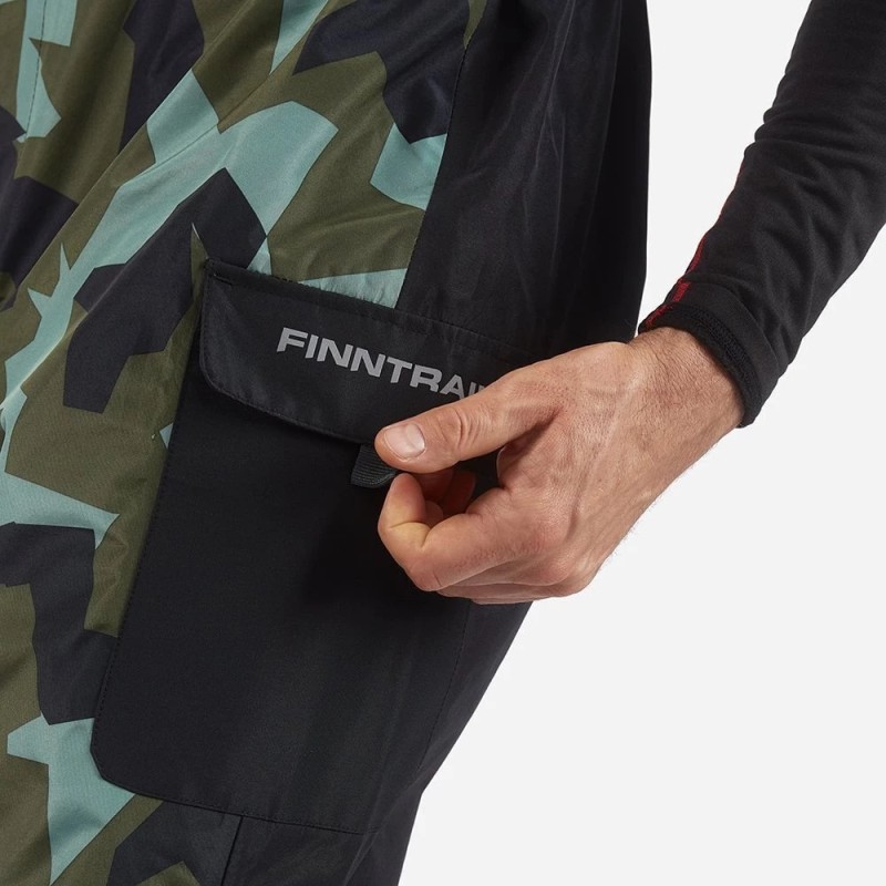 Костюм мужской Finntrail Thor 3420 CamoArmy, мембрана Hard-Tex, камуфляж/черный, размер XXL, 185-195 см