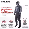 Комбинезон-вейдерсы Finntrail Drysuit PRO 2504, мембрана Hard-Tex, серый, размер 54-56 (XL), 180-190 см