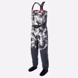 Полукомбинезон-вейдерсы Finntrail Speedmaster, мембрана Hard-­Tex, серый камуфляж, размер 44-46 (S), 165-175 см