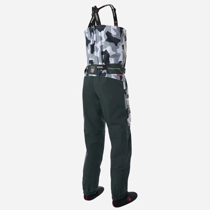 Полукомбинезон-вейдерсы Finntrail Speedmaster, мембрана Hard-­Tex, серый камуфляж, размер 50-52 (L), 175-185 см