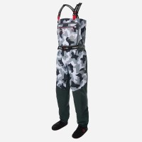Полукомбинезон-вейдерсы Finntrail Speedmaster, мембрана Hard-­Tex, серый камуфляж, размер 50-52 (LL), 185-195 см