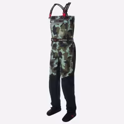 Полукомбинезон-вейдерсы Finntrail Speedmaster, мембрана Hard-­Tex, зеленый камуфляж, размер 44-46 (S), 165-175 см