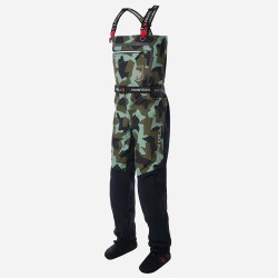 Полукомбинезон-вейдерсы Finntrail Speedmaster, мембрана Hard-­Tex, зеленый камуфляж, размер 54-56 (XL), 180-190 см