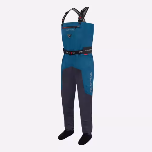 Полукомбинезон-вейдерсы Finntrail Aquamaster New, мембрана Hard-Tex, синий, размер 48-50 (M), 170-180 см