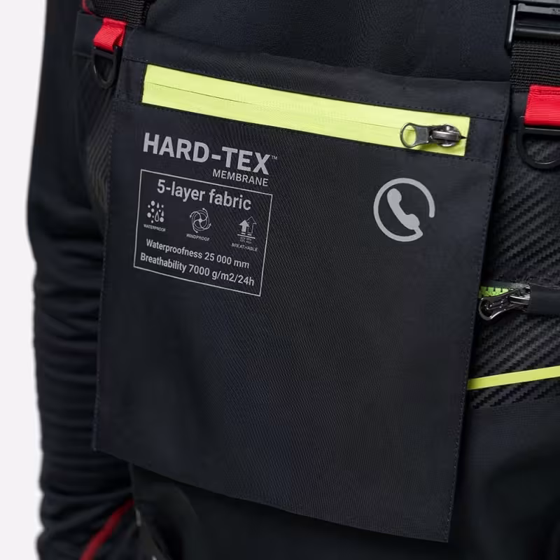 Полукомбинезон-вейдерсы Finntrail Enduro, мембрана Hard-Tex, черный, размер 42-44 (XS), 160-170 см