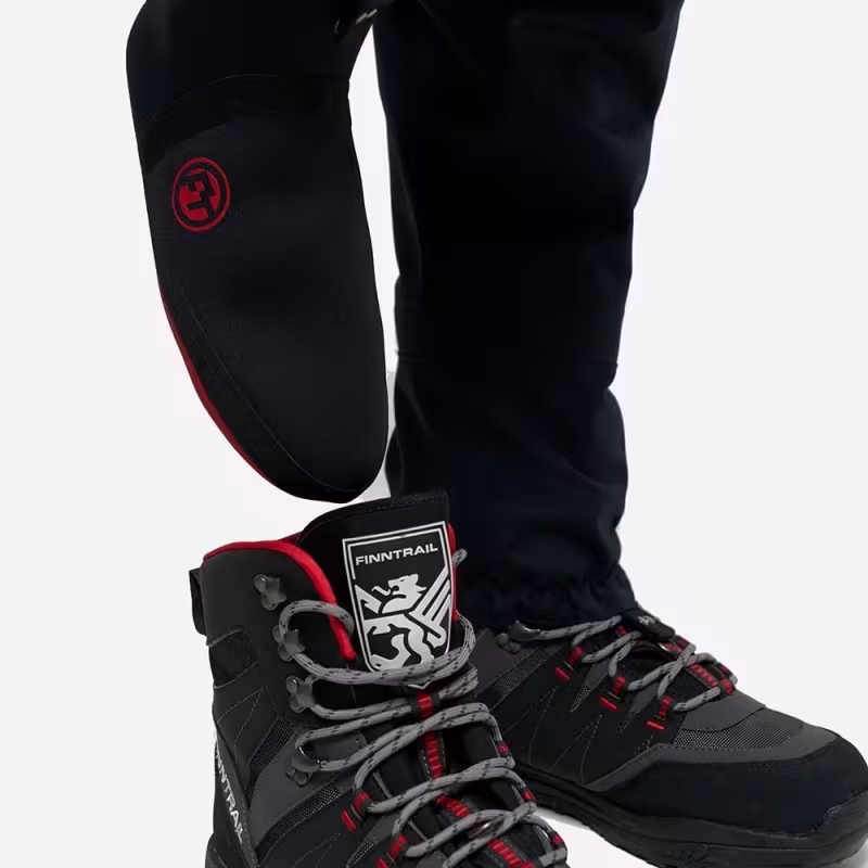 Полукомбинезон-вейдерсы Finntrail Enduro, мембрана Hard-Tex, черный, размер 42-44 (XS), 160-170 см