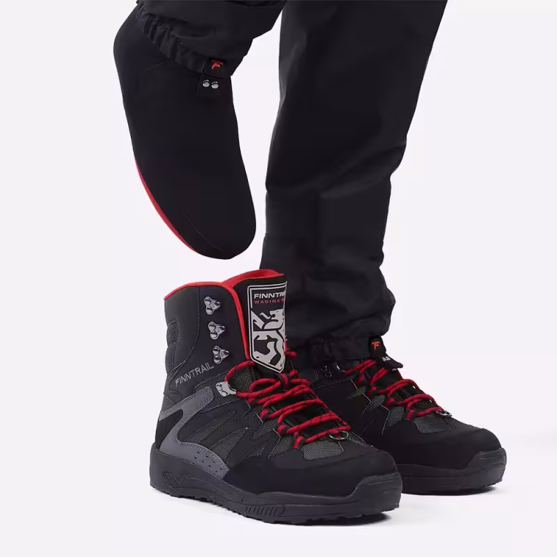 Брюки-вейдерсы Finntrail Runner, мембрана Hard-Tex, черный, размер 42-44 (XS), 160-170 см