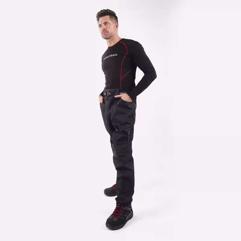 Брюки-вейдерсы Finntrail Runner, мембрана Hard-Tex, черный, размер 44-46 (S), 165-175 см