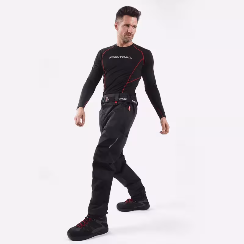 Брюки-вейдерсы Finntrail Runner, мембрана Hard-Tex, черный, размер 54-56 (XL), 180-190 см