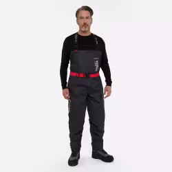 Полукомбинезон-вейдерсы Finntrail Timber, мембрана Hard-Tex, серый, размер 54-56 (XL), 180-190 см