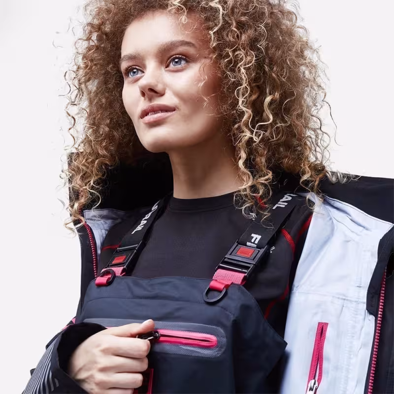 Полукомбинезон-вейдерсы Finntrail Rachel, мембрана Hard-Tex, черный, размер 40-42 (XXS), 150-160 см