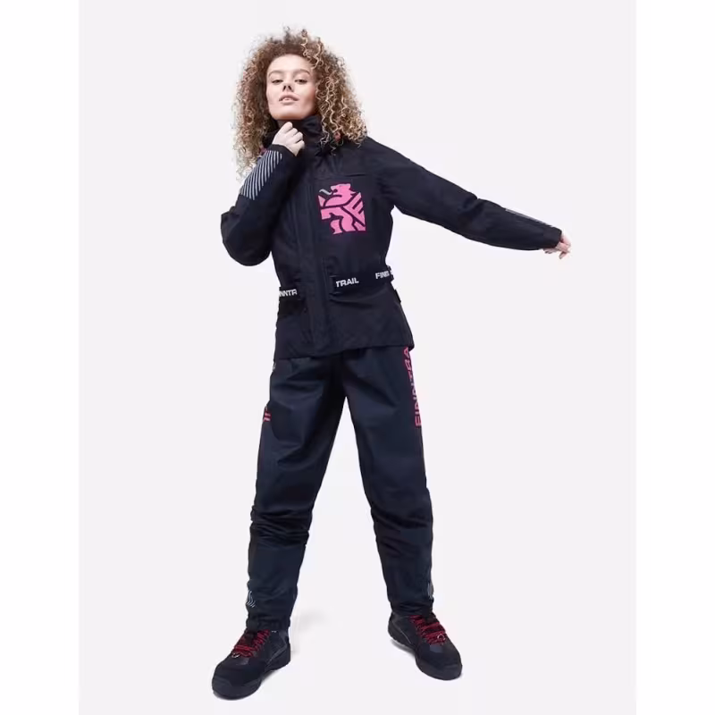 Полукомбинезон-вейдерсы женский Finntrail Rachel, мембрана Hard-Tex, черный, размер 46-48 (M), 165-175 см