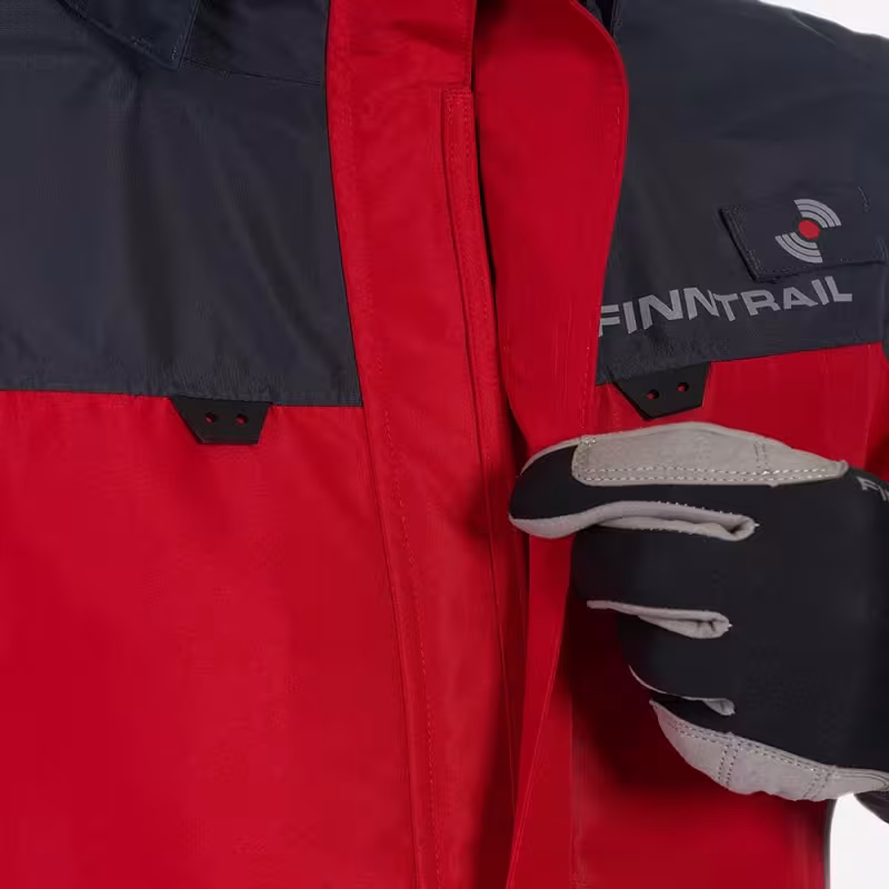 Куртка мужская Finntrail Mudway 2010 Red, мембрана Hard-Tex, красный/черный, размер 44-46 (S), 165-175 см