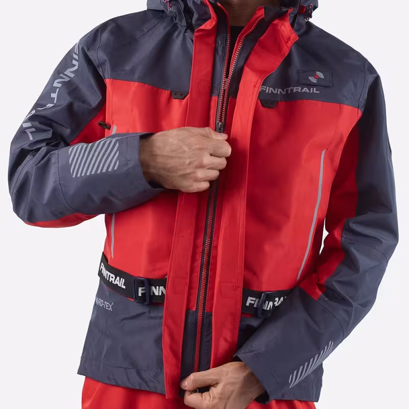 Куртка мужская Finntrail Mudway 2010, мембрана Hard-Tex, красный, размер 58-60 (XXL), 180-190 см