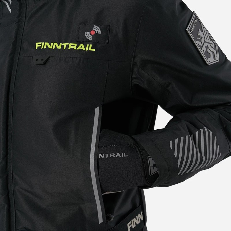 Куртка мужская Finntrail Mudway 2010 Graphite, мембрана Hard-Tex, графит, размер XXXL, 190-200 см