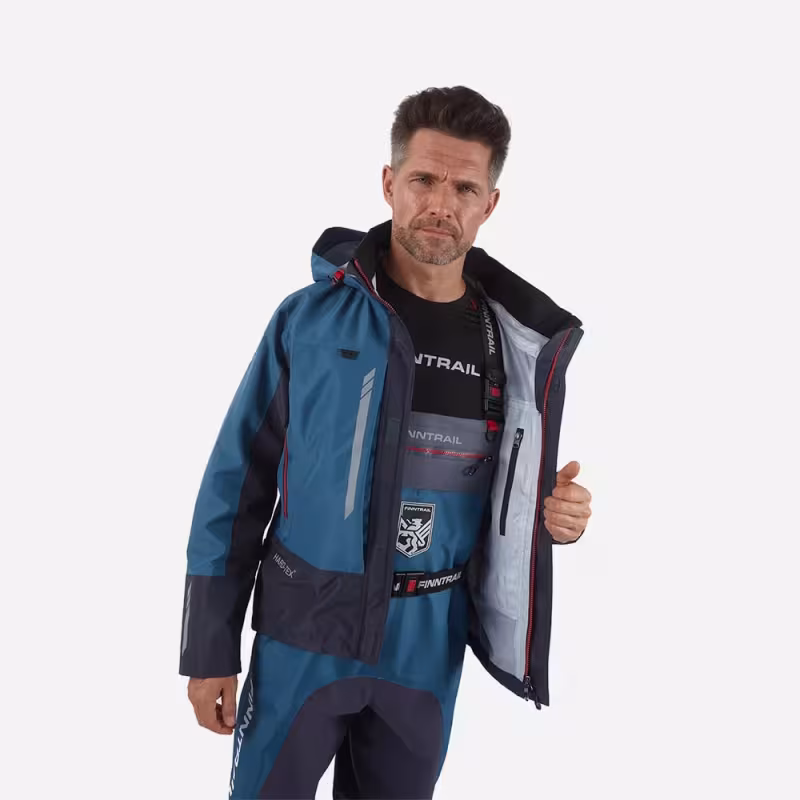 Куртка мужская Finntrail Greenwood 4021 Blue, мембрана Hard-Tex, синий, размер 58-60 (XXL), 185-195 см