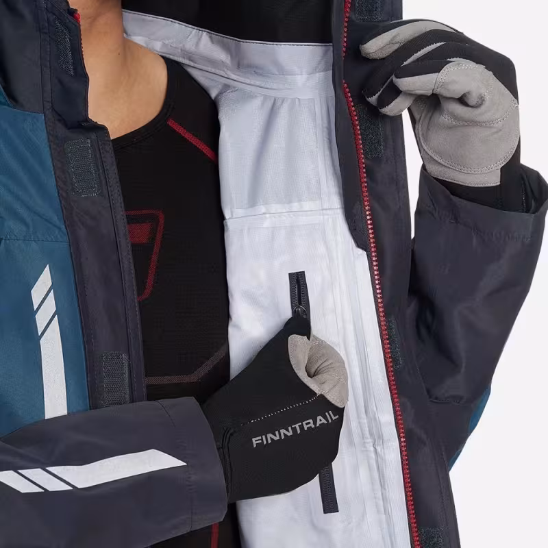 Куртка мужская Finntrail Greenwood 4021 Blue, мембрана Hard-Tex, синий, размер 58-60 (XXL), 185-195 см