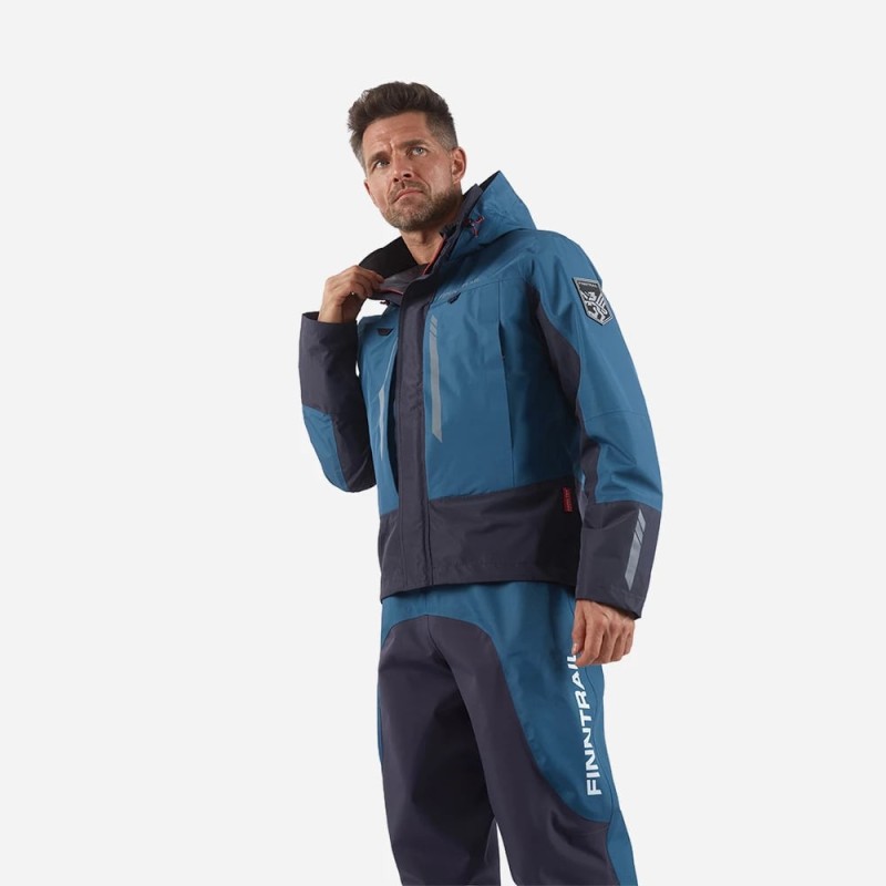 Куртка мужская Finntrail Greenwood 4021 Blue, мембрана Hard-Tex, синий, размер XXL