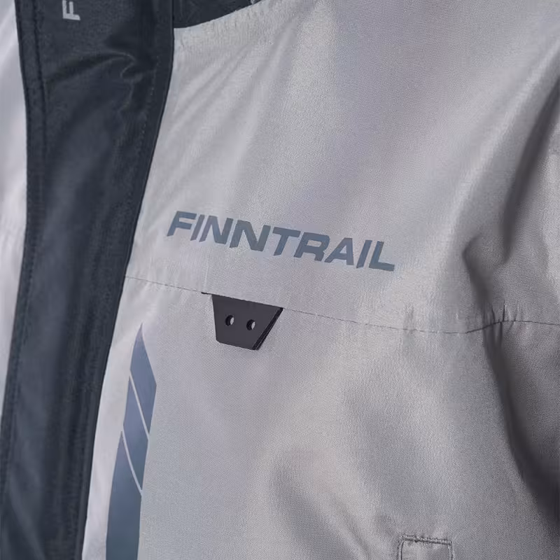 Куртка мужская Finntrail Greenwood 4021 Grey, мембрана Hard-Tex, серый, размер 50-52 (L), 175-185 см
