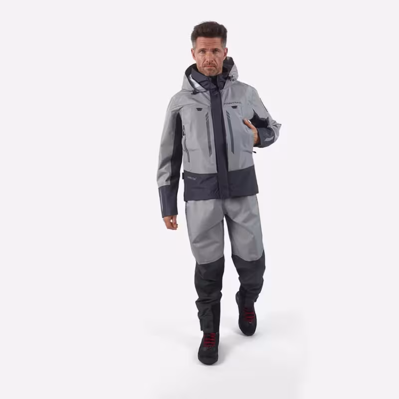 Куртка мужская Finntrail Greenwood 4021 Grey, мембрана Hard-Tex, серый, размер 50-52 (L), 175-185 см