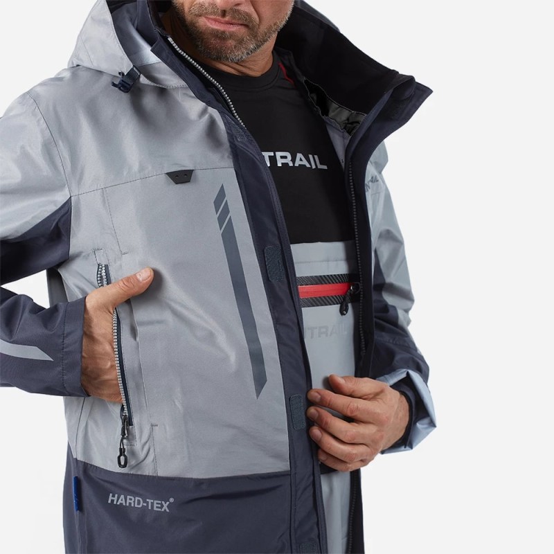 Куртка мужская Finntrail Greenwood 4021, мембрана Hard-Tex, серый, размер 54-56 (XL), 180-190 см