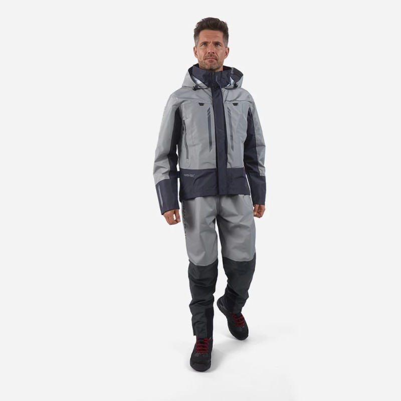 Куртка мужская Finntrail Greenwood 4021, мембрана Hard-Tex, серый, размер 54-56 (XL), 180-190 см