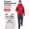 Костюм мужской Finntrail Atlas 3440 Red, Рипстоп/Hard-Tex, красный, размер 44-46 (S), 165-175 см