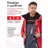 Костюм мужской Finntrail Atlas 3440 Red, Рипстоп/Hard-Tex, красный, размер 44-46 (S), 165-175 см