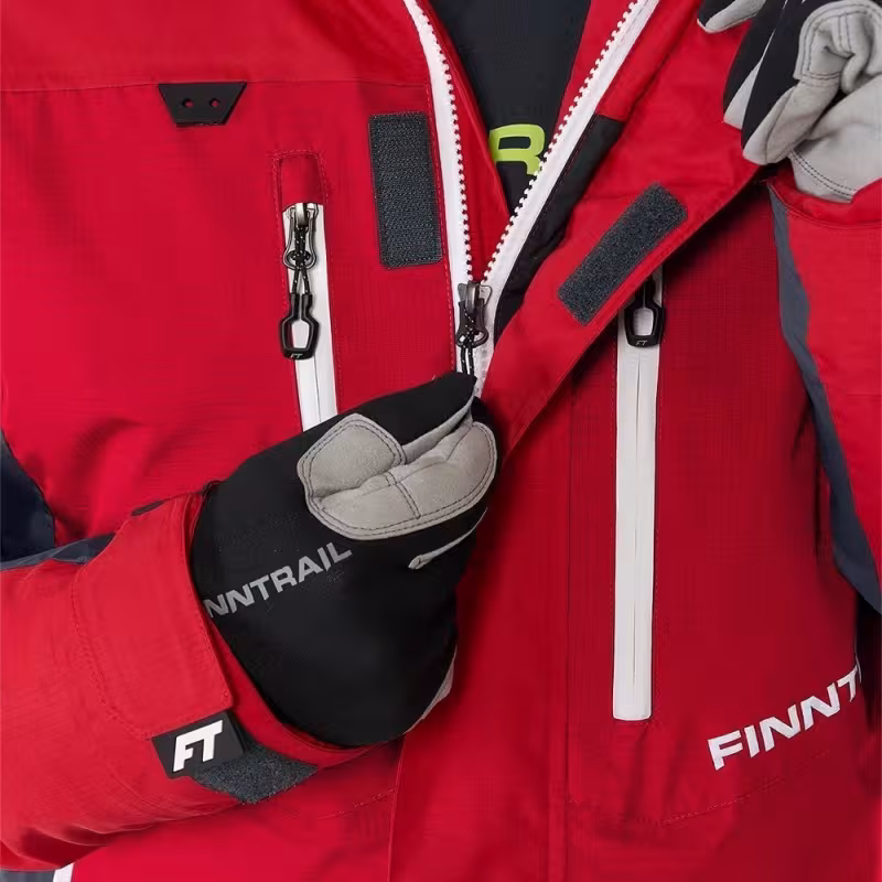 Костюм мужской Finntrail Atlas 3440 Red, Рипстоп/Hard-Tex, красный, размер 48-50 (M), 170-180 см