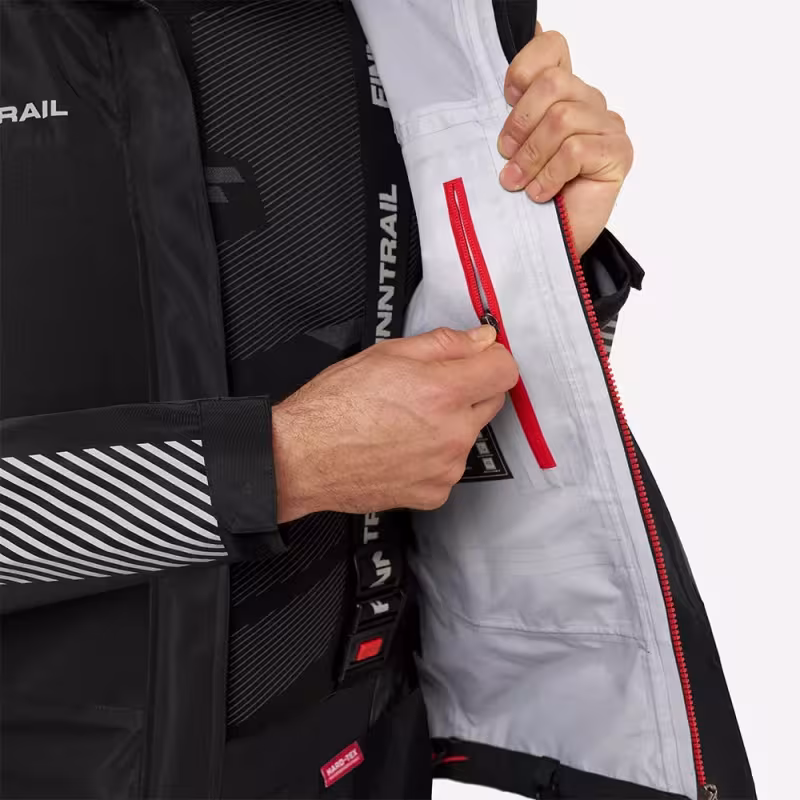 Костюм мужской Finntrail Thor 3420 Graphite, мембрана Hard-Tex, черный, размер 54-56 (XL), 180-190 см