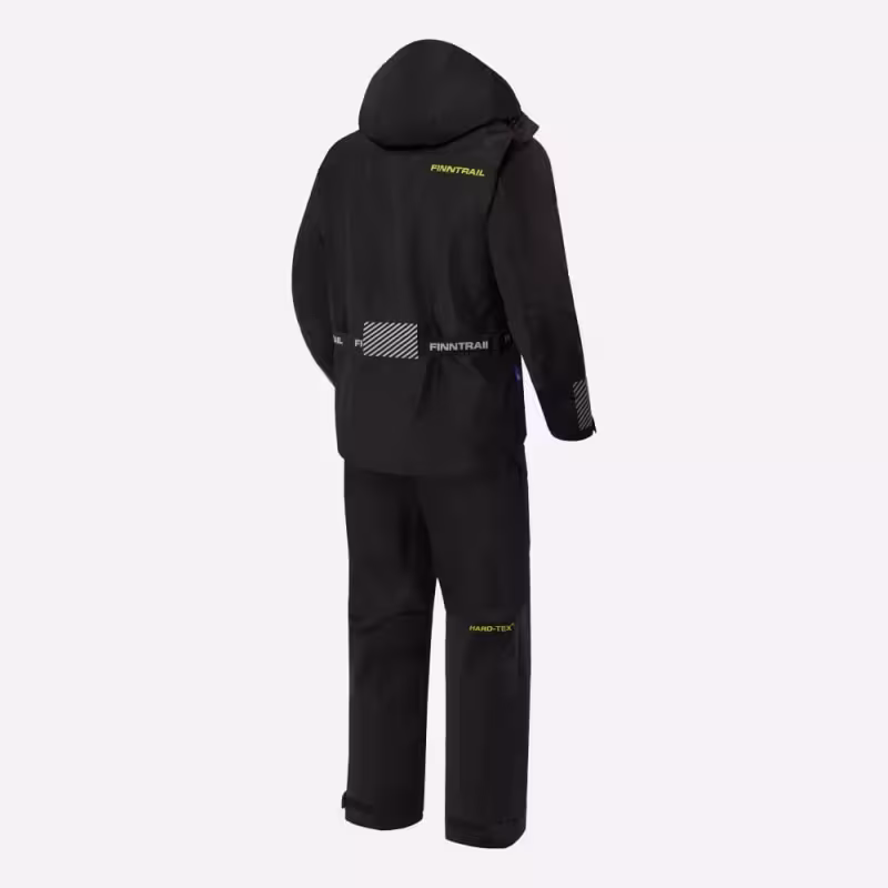 Костюм мужской Finntrail Thor 3420 Graphite, мембрана Hard-Tex, черный, размер 54-56 (XL), 180-190 см