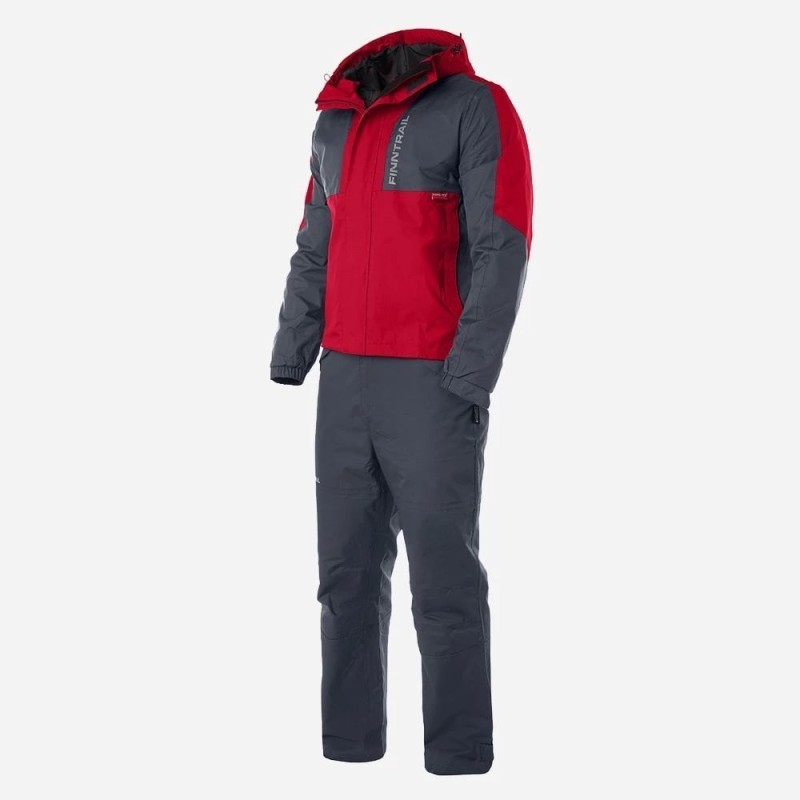 Костюм мужской Finntrail Lightsuit 3503 Red, Рипстоп, красный/черный, размер 44-46 (S), 165-175 см