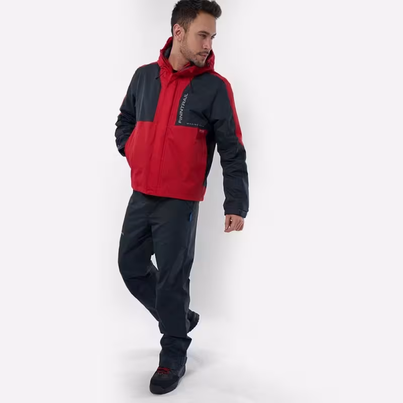 Костюм Finntrail Lightsuit 3503, Red, ткань Рипстоп, красный, размер 48-50 (M), 170-180 см
