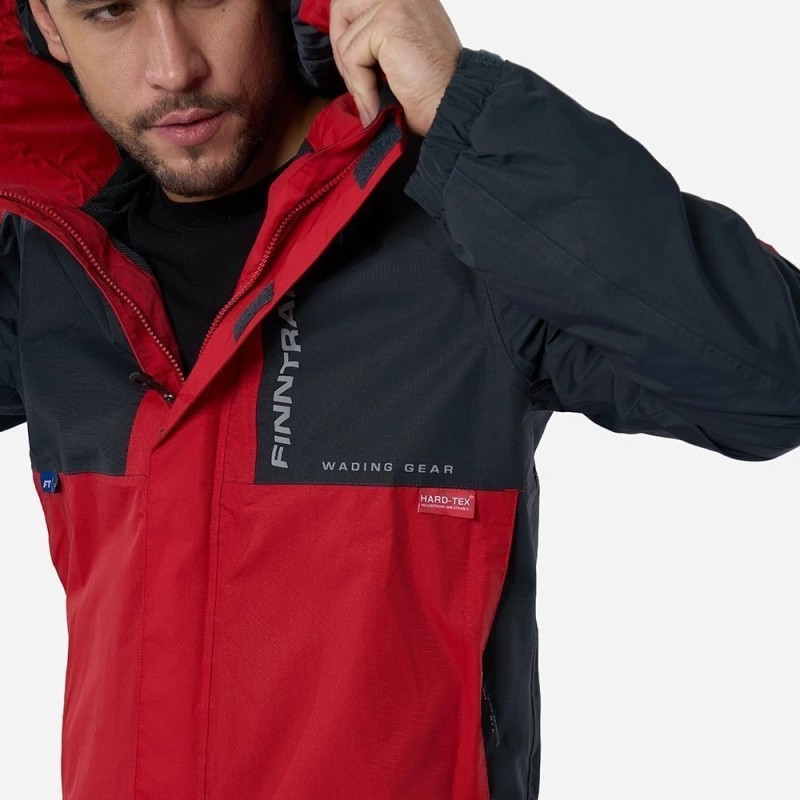 Костюм мужской Finntrail Lightsuit 3503 Red, Рипстоп, красный/черный, размер 54-56 (XL), 180-190 см