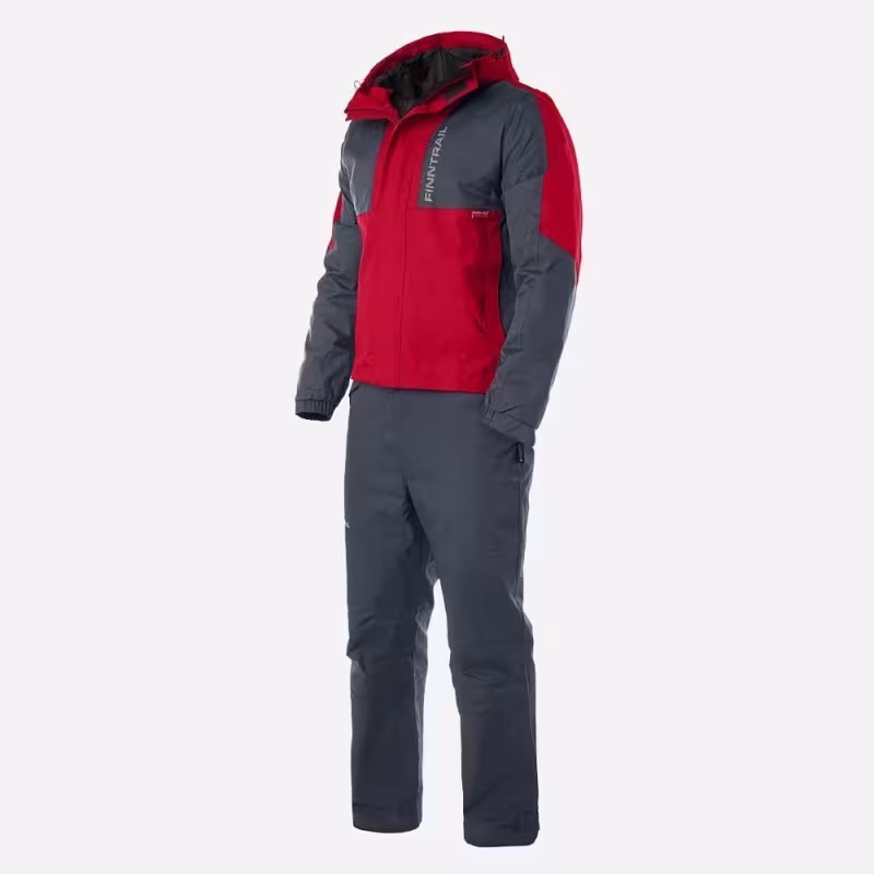 Костюм мужской Finntrail Lightsuit 3503 Red, ткань Рипстоп, красный, размер 58-60 (XXL), 185-195 см