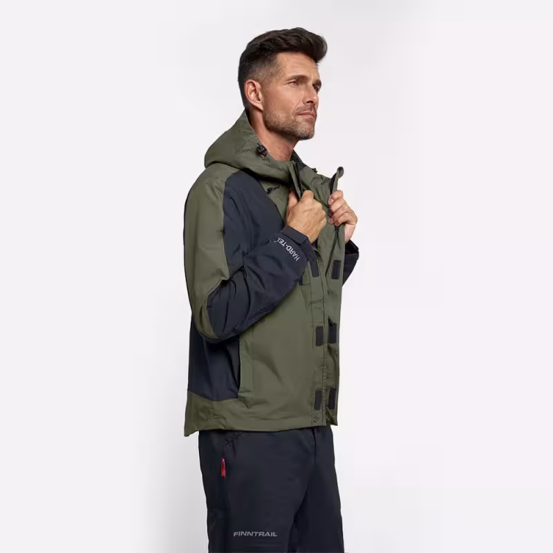 Костюм мужской Finntrail Lightsuit 3503 Green, ткань Рипстоп, зеленый, размер 48-50 (M), 170-180 см