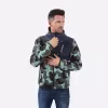 Куртка мужская Finntrail Softshell Nitro1320 CamoArmy, ткань Софтшелл, зеленый камуфляж/черный, размер 44-46 (S), 165-175 см