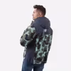 Куртка мужская Finntrail Softshell Nitro 1320 CamyArmy, ткань Софтшелл, зеленый камуфляж/черный, размер 50-52 (L), 175-185 см