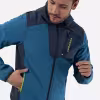 Куртка мужская Finntrail Softshell Nitro 1320, ткань Софтшелл, синий, размер 44-46 (S), 165-175 см