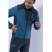 Куртка мужская Finntrail Softshell Nitro 1320, ткань Софтшелл, синий/серый, размер L