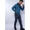 Куртка мужская Finntrail Softshell Nitro 1320, ткань Софтшелл, синий/серый, размер 58-60 (XXL), 185-195 см