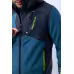 Куртка мужская Finntrail Softshell Nitro 1320, ткань Софтшелл, синий/серый, размер 58-60 (XXL), 185-195 см