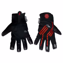 Мотоперчатки Finntrail Impact 2710, натуральная кожа/мембрана Hipora, черный/красный, размер L