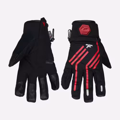 Перчатки Finntrail Impact 2710 GraphiteRed, полиэстер, красный/черный, размер XL