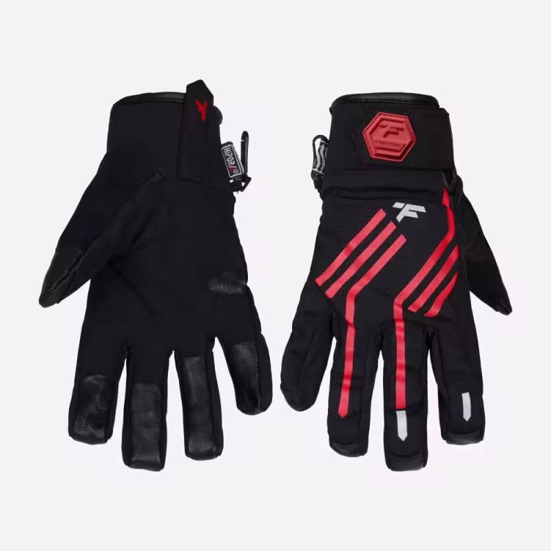 Перчатки Finntrail Impact 2710 GraphiteRed, полиэстер, красный/черный, размер XL