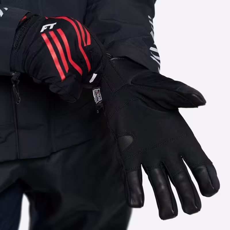 Перчатки Finntrail Impact 2710 GraphiteRed, полиэстер, красный/черный, размер XL