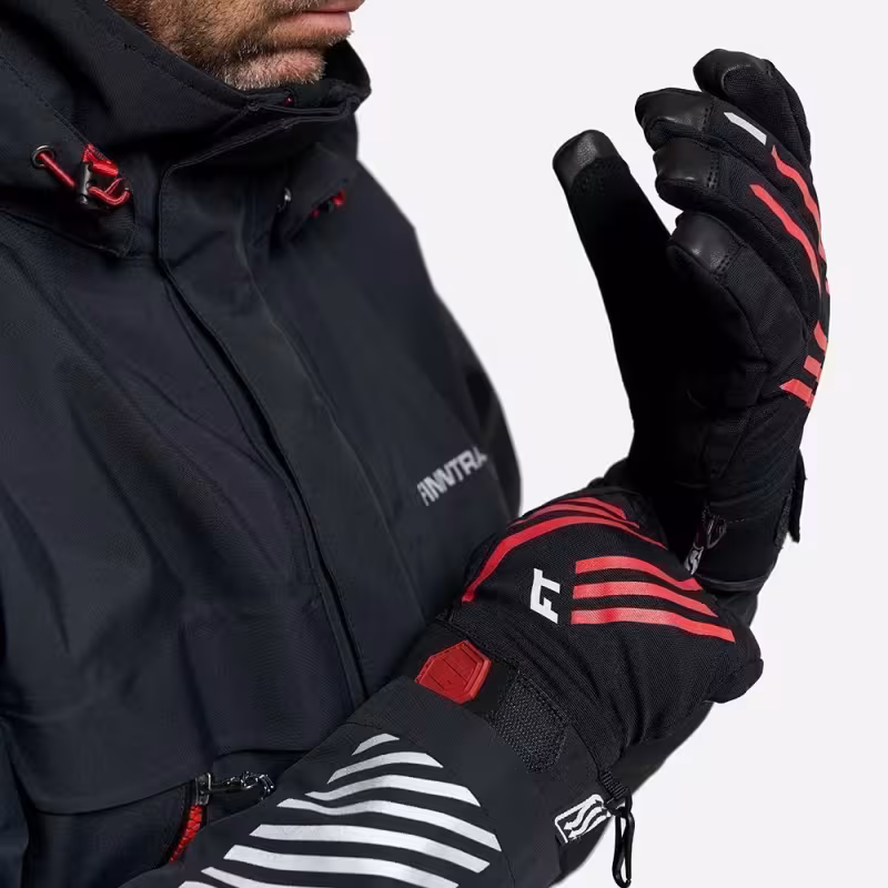 Перчатки Finntrail Impact 2710 GraphiteRed, полиэстер, красный/черный, размер XL